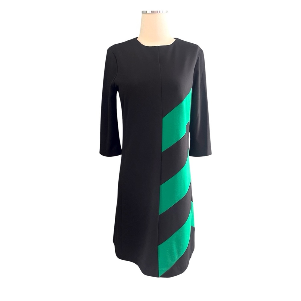 TAYLOR MOD Vintage Vibes Colorblock Dress Sz 6 - Picture 3 of 11